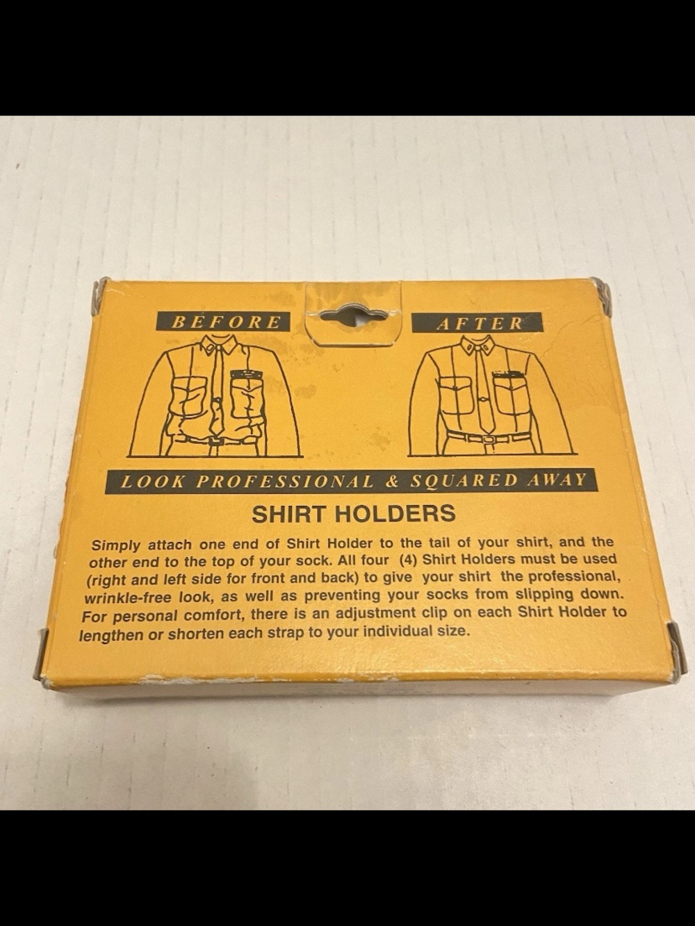 Officers’ Equipment Company Vintage White Shirt Holders Set New. - Picture 4 of 6